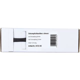 Svart krympslang 4.8 mm² - 2.4 mm², metervara