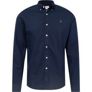 Farah Brewer Long Sleeve Shirt Navy