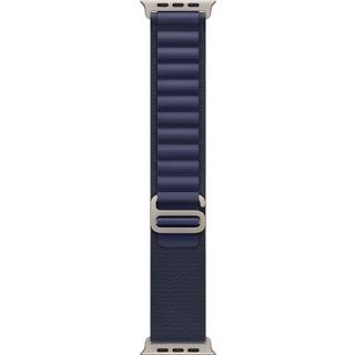 Apple 49mm Navy AlpineLoop -Large - Titanium Finish
