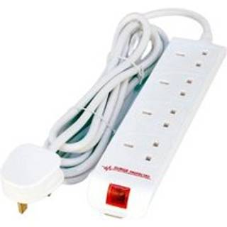 MICROCONNECT 4-way UK Surge Protected