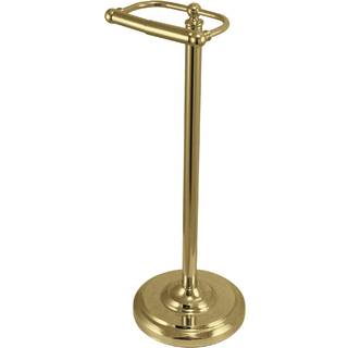 Kingston messing CC2007 Vintage fritstående toiletpapirholder børstet messing 6 x 7,5 x 21,5