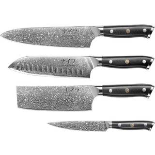 Damascus by Hâws knivsæt 4 dele