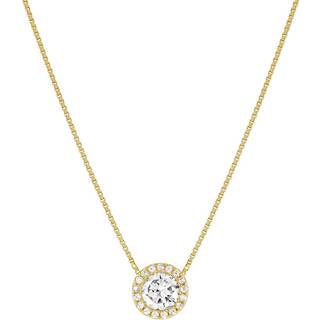 Nomination Seidivina Gold White Halo Necklace - Adjustable