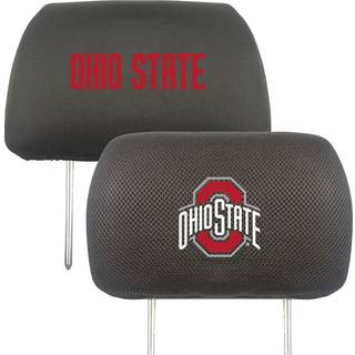Fanmats 12589 Ohio State Buckeyes Broderet hovedstøtte Sæt - 2 stykker