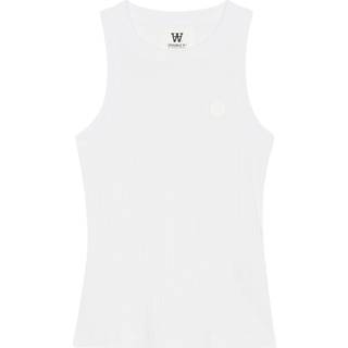 Wood Wood - Wwrax Badge Tanktop - Toppe til kvinder - White - S