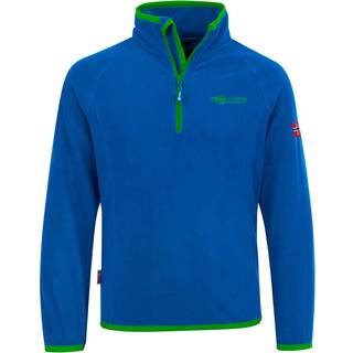 Trollkids Kid's Nordland Half Zip Fleecesweatere Børn størrelse 176 farve blå