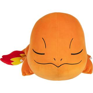Pokemon Charmander Sleeping Plush - 18 -tommer premium plys i sovende positur