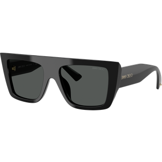 Jimmy Choo Kvinde JC5026U 500087 Solbriller Acetat Sort Grå Firkantet Normal