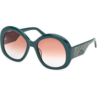 Guess by Marciano Kvinde GM00015 98F Solbriller Acetat Grøn Brun Rund Normal