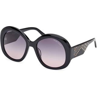Guess by Marciano Kvinde GM00015 01B Solbriller Acetat Sort Røg Rund Normal