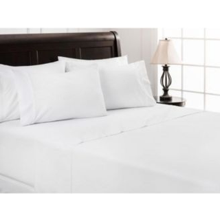 Chanasya premium pr?gede hvide sengelinjer indstillet til dobbelt st?rrelse 3 -delt - bl?dt labyrint m?nster 1 fladt ark 1 monteret ark 1 pudebet