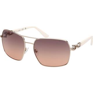 Guess Kvinde GU00159 32B Solbriller Metal Guld Røg Firkantet Normal