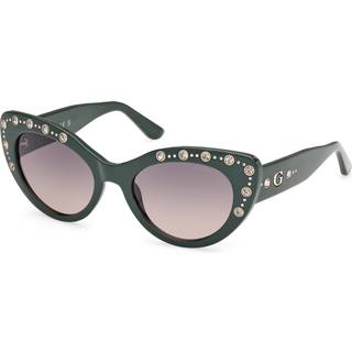 Guess Kvinde GU00163 96B Solbriller Injiceret Grøn Røg Cat Eye Normal