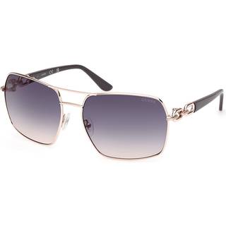 Guess Kvinde GU00159 28W Solbriller Metal Guld Blå Firkantet Normal