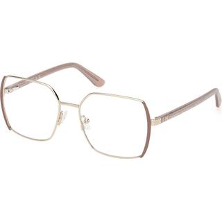Guess by Marciano Kvinde GM50014 059 Optiske stel Metal Beige Firkantet Normal