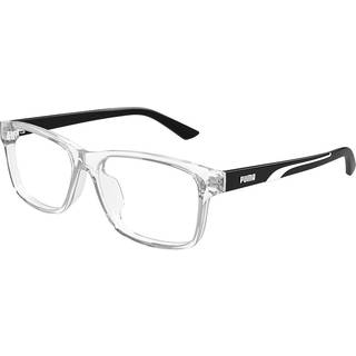 Puma PU0475OA Asian Fit 004 57 Briller Mænd Krystalklar - Clear - 57mm