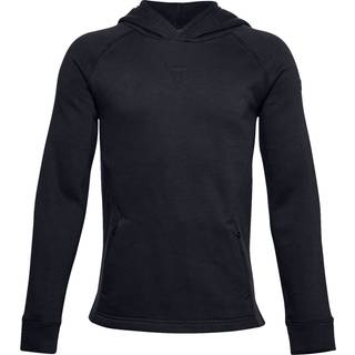 Sweatshirt med hætte Under Armour UA PJT ROCK CC FLEECE HOODIE-BLK 1357576-001 Størrelse YMD