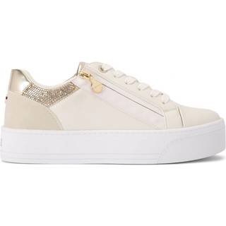 Carvela Carvela Cream Statement Zip Trainers
