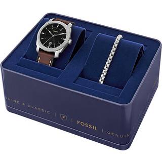 Fossil Machine Giftset FS6081SET - Herre - 42 mm - Analog - Quartz - Mineralglas