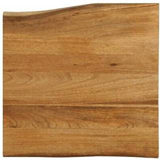 bordplade 40x40x2,5 cm naturlig kant massivt mangotræ
