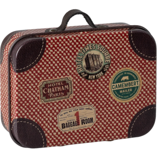 Maileg Kuffert i metal, Micro - Rød