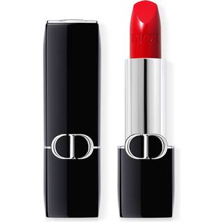 Rouge Dior-Couture Color Lipstick - Velvet and Satin Finishes - Hydrating Floral Lip Care - Long Wear