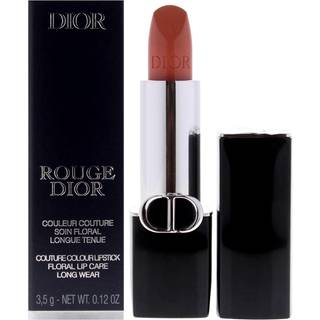 Rouge Dior-Couture Color Lipstick - Velvet and Satin Finishes - Hydrating Floral Lip Care - Long Wear