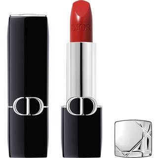 Rouge Dior-Couture Color Lipstick - Velvet and Satin Finishes - Hydrating Floral Lip Care - Long Wear