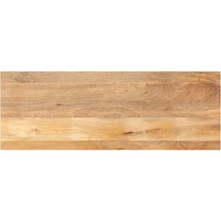 bordplade 140x50x2,5 cm rektangulær massivt mangotræ