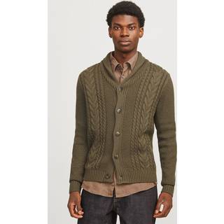 Jack & Jones Craig Knit Shawl Neck Canteen