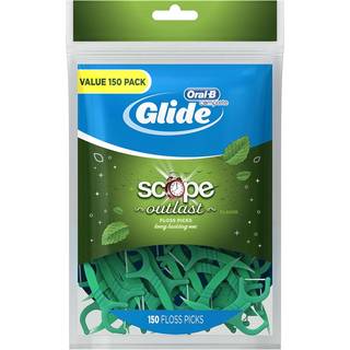 Oral-B Glide komplet med omfang Outlast Dental Floss Picks Mint 150 Count