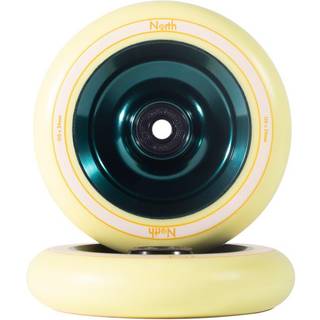 North Fullcore G1 Hjul Til Løbehjul 2-Pak (115mm - Midnight Teal)
