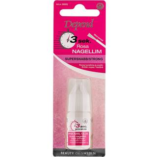 Depend Rosa Nagellim med Pensel 3 Sek