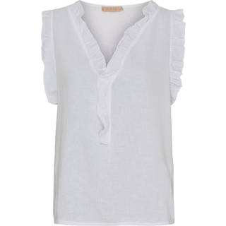 Marta Du Chateau dame top MdcElke - White - S/M