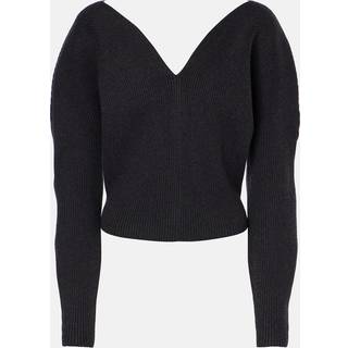 AlaÃ¯a Heart wool-blend sweater - black - XXXL