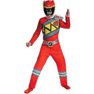 Red Power Ranger Dino Charge Kinderkostüm 4-6 Jahre