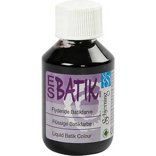 Batikfarve Sort 100ml - Vandsbaseret til Bomuldsstof