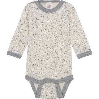 Engel Baby-Body Langarm Mit Druckverschluss Schulter Merino undertøj Børn størrelse 86/92 farve beige