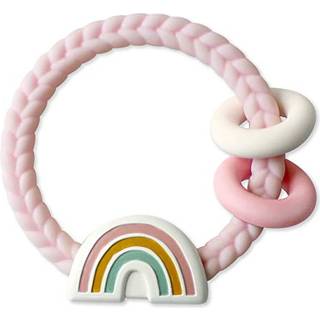 Itzy Ritzy silikonebider med rangle; Rattle Teether Funktioner Rangle Sound To silikone bideringe og h?vet tekstur for at berolige tandk?det; Fra