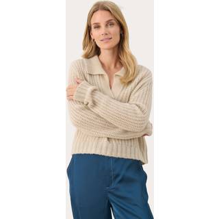 Part Two LieliPW Pullover - Natur - Str M - Damer