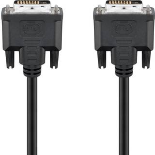 DVI-D FullHD kabel Enkelt link, sort, 2m,