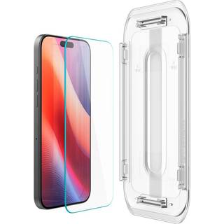 iPhone 16 Pro Max Spigen EZ Fit Glas.tR Beskyttelsesglas - Case Friendly - Gennemsigtig