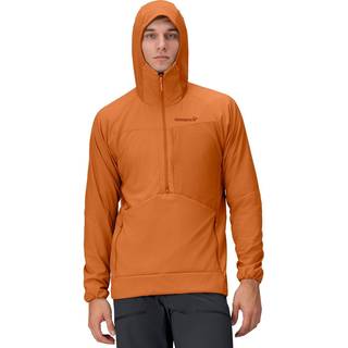 Norrøna Møre Octa Zip Hood Fleecejakke Herrer størrelse M farve orange