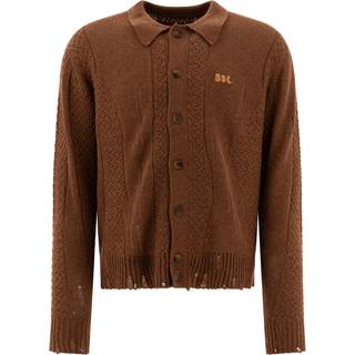 Broke Cardigan in Brown - M
