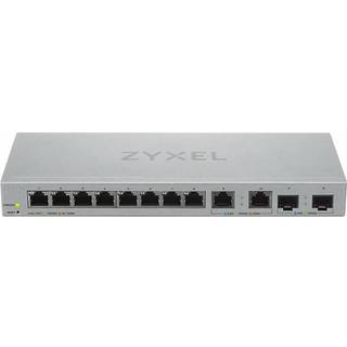 ZYXEL XGS1210-12,8-Port Gigabit webmanaged MultiGig Switch with 8 port 1G + 2-Port 2.5G + 2-Port SFP