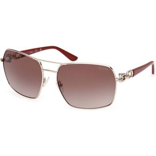 Guess Kvinde GU00159 32F Solbriller Metal Guld Brun Firkantet Normal
