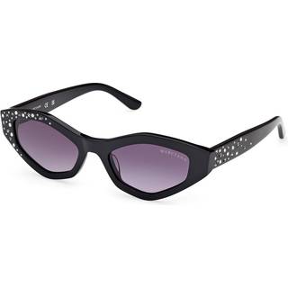 Guess by Marciano Kvinde GM00017 01B Solbriller Acetat Sort Røg Geometrisk Normal