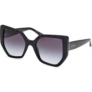 Guess Kvinde GU00153 02B Solbriller Injiceret Sort Røg Geometrisk Normal