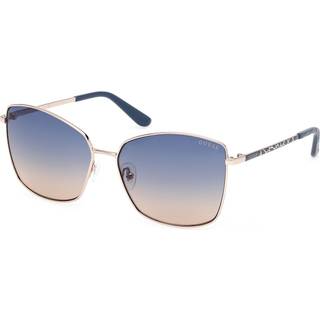 Guess Kvinde GU00149 32W Solbriller Metal Guld Blå Firkantet Normal
