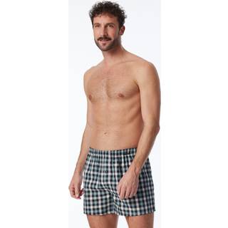Schiesser 2-pak Boxershorts multipack - Blue/Green - Small